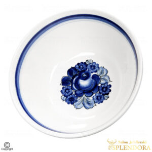 salaterka duża fajans włocławek kobalt 1l