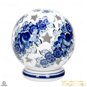 lampion kula mała fajans włocławek kobalt