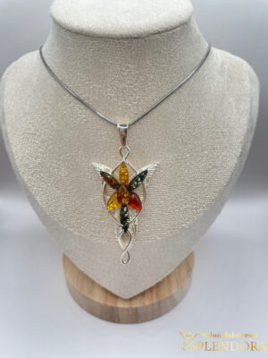 Zawieszka z bursztynem