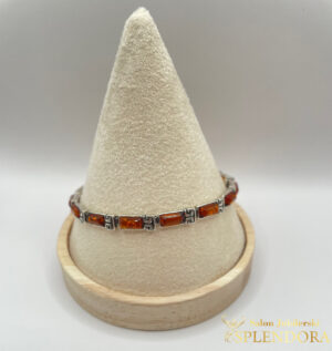 Bransoletka z bursztynem