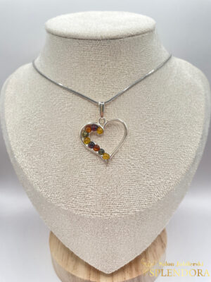 Zawieszka z bursztynem