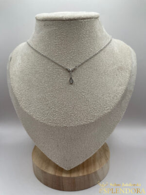 Celebrytka srebrna z łezką