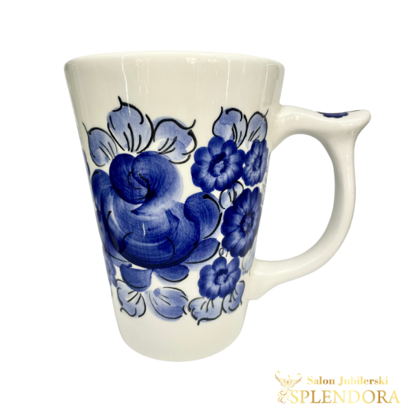 Kubek Stożek Kobalt