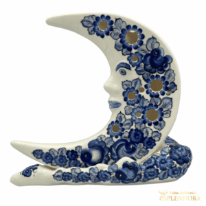 Lampion Księżyc Kobalt