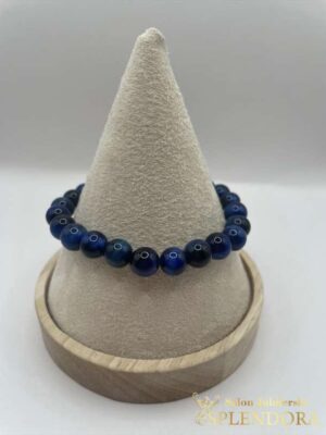 Bransoletka tygrysie oko granatowe