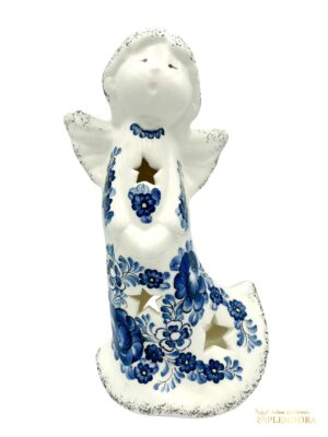 Świecznik Aniołek Kobalt