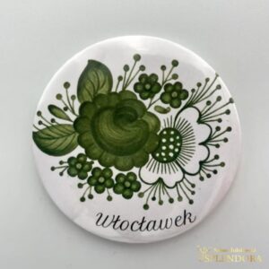 Lusterko okrągłe zielone