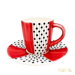 Filiżanka Espresso Pikasiak Czerwień